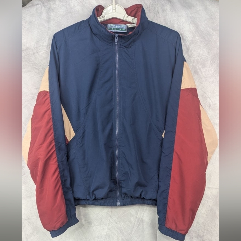 Solare Sporta Size XL Vintage Zippered Jacket Colorblock